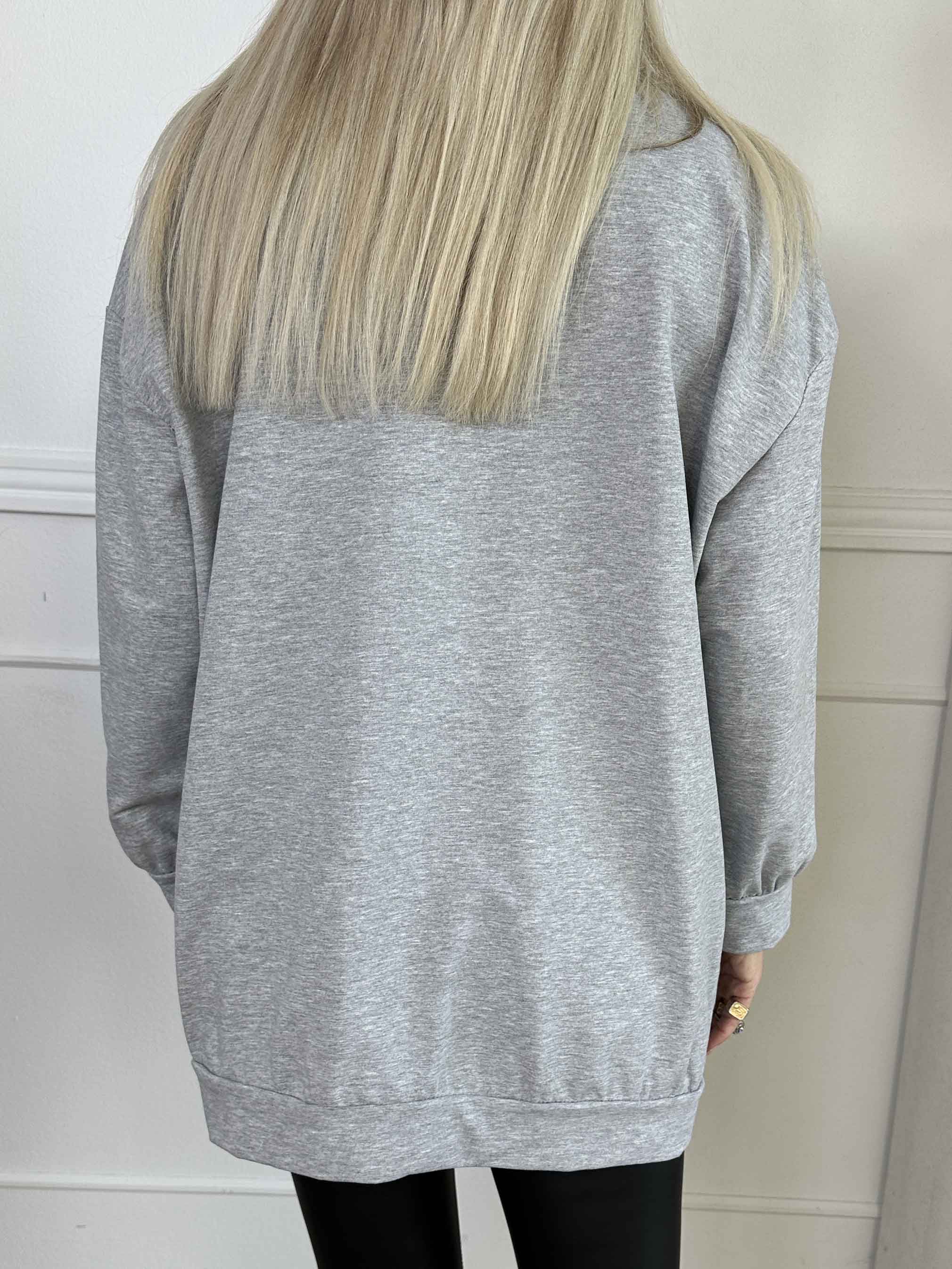 Magnolia - Joggingbluse med LA skrevet med plys